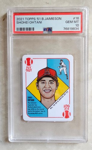 🔥2021 Topps '51 B Jamieson #16 Shohei Ohtani PSA 10 Pop 33 Clean Case New Label