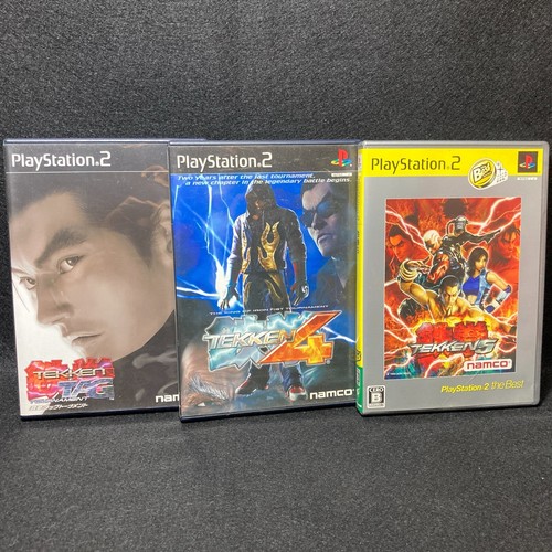 Lot 3 PS2 Tekken 4 & 5 & Tag Tournament Set Namco, Playstation 2 Sony from Japan - 第 1/12 張圖片