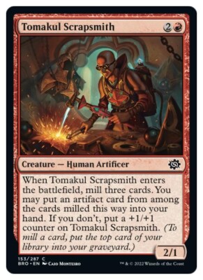 Magic the Gathering - Tomakul Scrapsmith - BRO-EN153 MtG NM