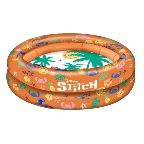 Happy People - Disney Stitch Schwimmset (3-teilig) Planschbecken Pool Wasserball - Bild 2 von 5