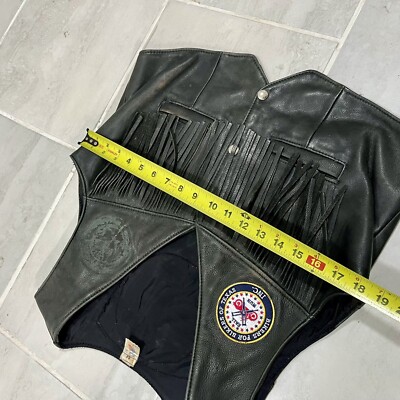 ameri vintage：RIDERS FAKE LEATHER VEST Ameri（アメリ）の「RIDERS SYNTHETIC LEATHER VEST JACKET