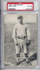1923-24 Exhibit,High,Brooklyn Robins,PSA4,1 Higher