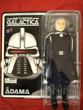 Battlestar Galactica Bif Bang Pow CDR ADAMA Figure - New in Package