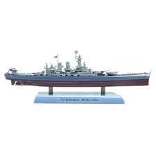 22cm 1/1000 WWII USS Washington BB-56 Battleship Finished Alloy Model Decoration