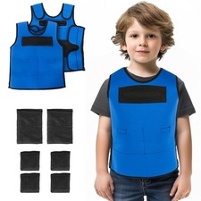 Weighted Vest for Kids, Adjustable Compression Vest for Children, Compression...