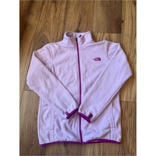 The North Face Full Zip Fleece Jacket Lavender Purple Girls XL 18 Gorpcore Cozy