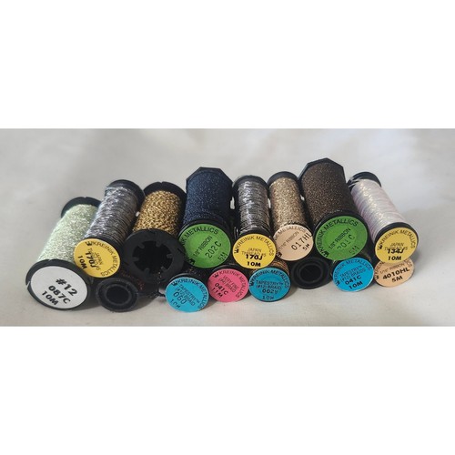 105 Spools Kreinik Metallic Treads Grab Bag Braids Cords B39 - Picture 4 of 8