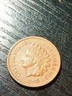1868 Indian Cent. Fine. Attractive. No reserve.