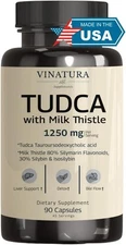 TUDCA Milk Thistle 1250mg - Tudca 1000mg, Bile Salts, Liver Support,... 