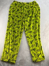 The Grinch Lounge Pajama Pants Mens X-Large Green Christmas Winter Comfort Cozy