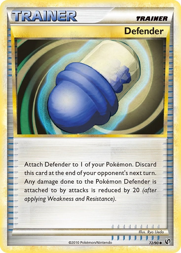 Defender Undaunted 72/90 LP Pokemon