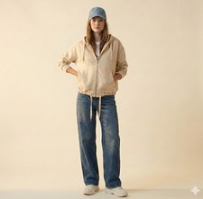 Parajumpers PJS MAY - Sweatjacke Damen Moonbeam Beige