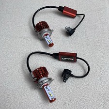 Opt7 Led Headlight Bulbs W Clear Arc-beam Kit H4900380w 7000lm 6k Cool White Opt7 Led Headlight Bulbs W Clear Arc-beam Kit H4900380w 7000lm 6k Cool White