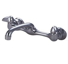Kingston Proseal Brass KF102 - 1.8 GPM Widespread Bridge Kitchen Faucet Chrome