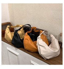 Women's Bag Slouchy Soft Leather Underarm Shoulder Tote Bag