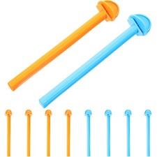 10 Pcs Parrot Stand Pole Plastic Bird Resting Accessories Perches for Parrots