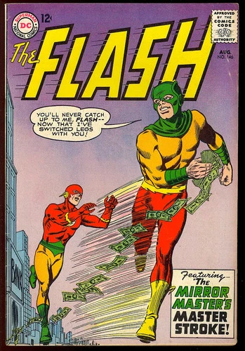 The Flash #146 Nice Unrestored Silver Age Superhero Vintage DC Comic 1964 VG-FN