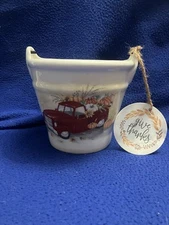 🍁Handcrafted Maxcera Ceramic Harvest Paul w/ Metal Handle, 2000-2009