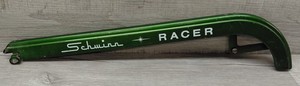 Vintage Schwinn Racer 26” Wheel Bike Chain Guard Green - 22" Long