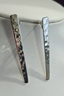Silpada Hammered Sterling Silver 925 Bar Post Earrings. New. Never Released.  — photo 1