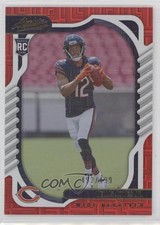 2022 Panini Absolute Rookies Red Squares 492/499 Velus Jones Jr #130 1cx3