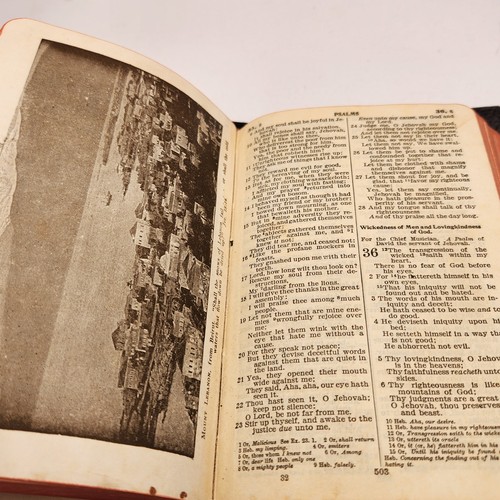 Antique 1901 Sunday School Scholar’s Bible Illustrated Religious Religion  - Picture 17 of 20