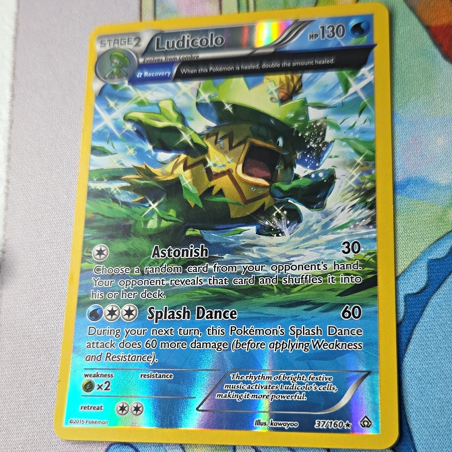 The Pokémon Company Ludicolo 37/160 XY Primal Clash Reverse Holo Rare