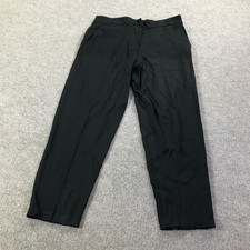 St John Pants Womens 10 Black Wool Viscose Classic Knit Career Dress Slacks