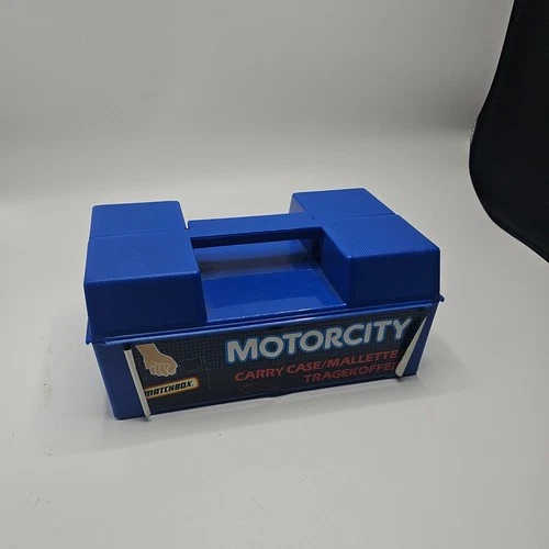 Matchbox Carry Case, Lesney Products, 1980's, 2x Black Car Trays, with cars !