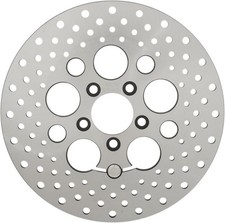 DS Stainless Drilled Brake Rotor Rear Harley Davidson 145220