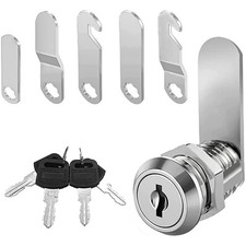 luckaide Serratura per cassetta delle lettere 20 mm con 5 diverse piastre di