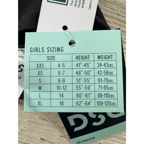 Girls’ Seamless Core Sports Bra Size XS | Black | Racerback | NEW WITH TAGS!!!!! - Picture 4 of 4