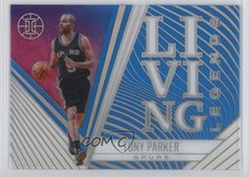 2020-21 Panini Illusions Living Legends Sapphire Tony Parker #14 HOF 14dq