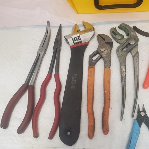 Lot of 11 Mixed Hand Tools Pillers, Wrench, Cutters Mechanic Tool LOT-506 - Picture 5 of 15