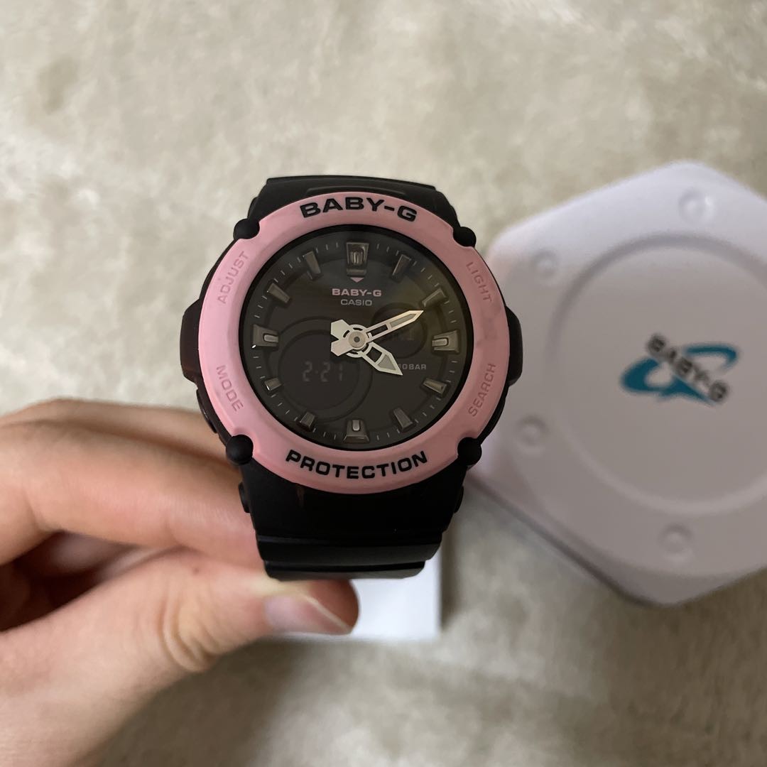 b【新品】CASIO BABY-G　BGA-270-1AJF CASIO BABY-G BGA-270-1AJF Beach Traveler Chronograph Women