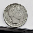 1907 Barber Dime - VF Details, Cleaned (#61613-L)