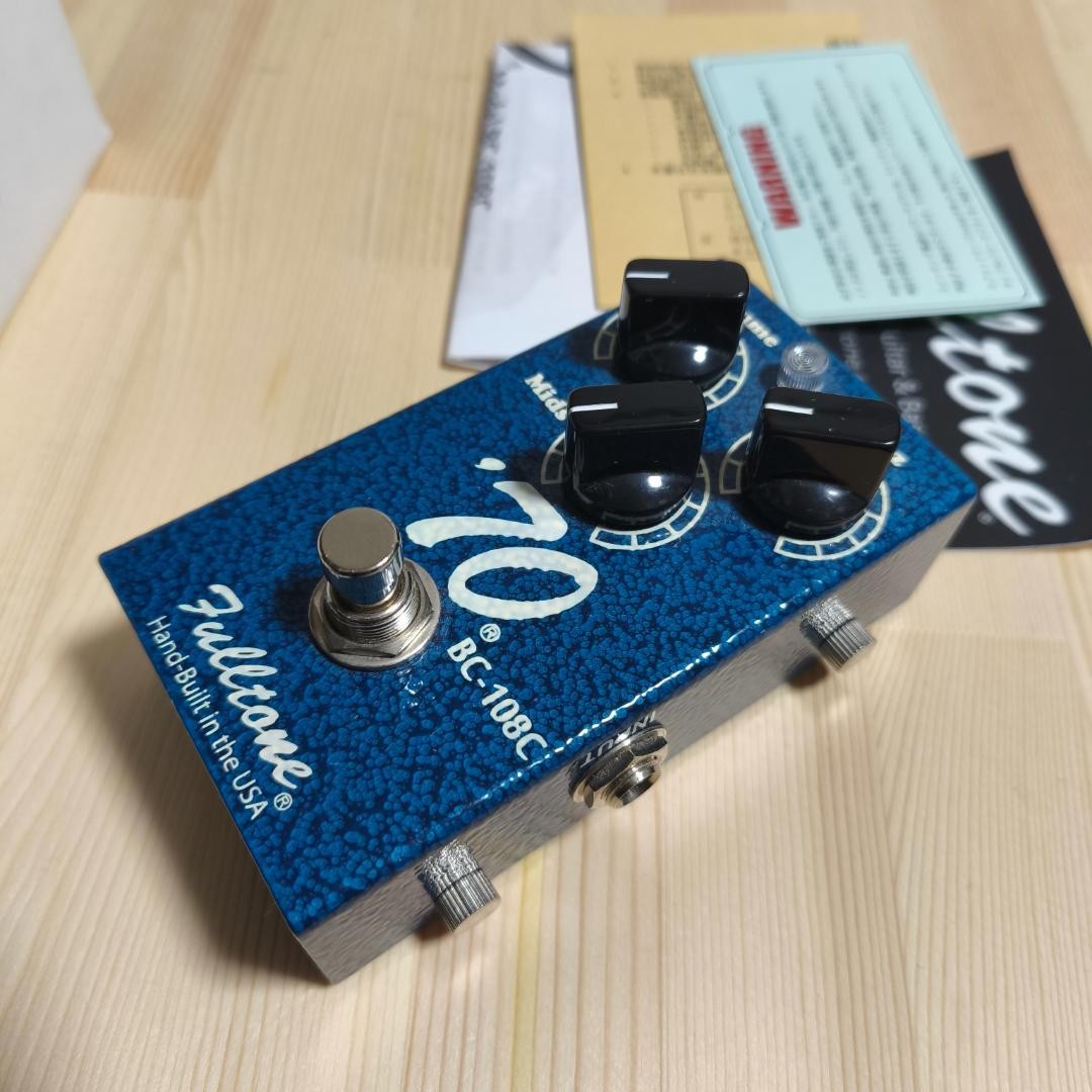 Fulltone '70 BC-108C Fuzz Guitar Effect Pedal, Near Mint