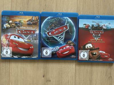 Cars, Cars 2 und Cars Toon Hooks unglaubliche Geschichten -3 Dvds Paket