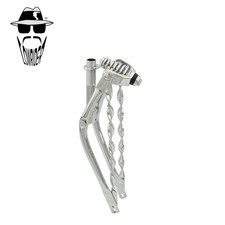Original Lowrider 20" Classic 1" Chrome Suspension Fork w/Flat Twisted Bars.