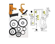 Pro-Parts New O-Ring Maintenance Rebuild Kits for Bostitch Hardwood Floor Nailer