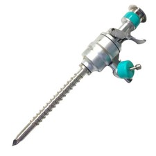 4Pcs Laparoscopy Trocar with Cannula Set 5mm & 10mm Spiral Tip Tools CE Approved