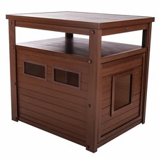 ECOFLEX  Jumbo Litter Box Cover End Table - Russet