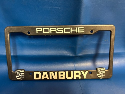 Danbury Porsche MA - Car Dealer Plastic License Plate Frame 911