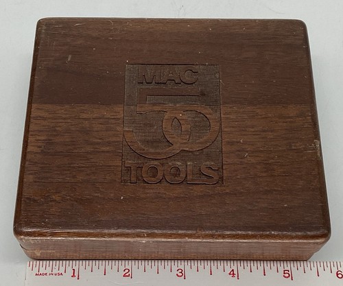 Juego de llaves enchapadas en oro 24K Mac Tools 1988 Collectors Club 50 aniversario #8575 - Imagen 9 de 10