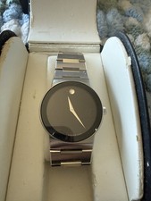 Movado 0607292 Temo Quartz Black Dial Mens Wa...