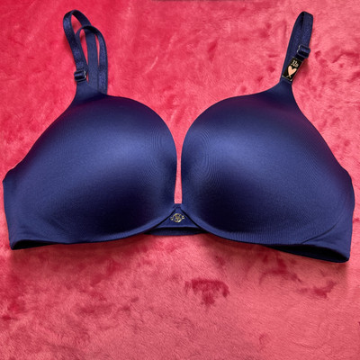 Victoria s Secret So Obsessed Push-Up Bra Top Size 32D Color Blue NEW WITH TAGS