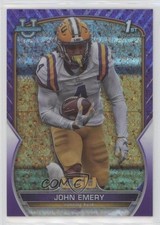 2022 Bowman U Chrome Purple Mini-Diamond Refractor /399 John Emery Jr #67 0z0v