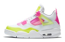 Jordan 4 Retro White Lemon Pink GS - CV7808-100 New Authentic