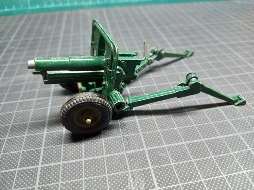 BRITAINS Gun Cannon Howitzer 105mm metal 9724 vintage oto melara L 225 - Picture 1 of 7