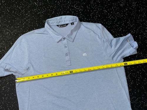 Polo Travis Mathew uomo 2XL XXL blu NFL football Dallas Cowboys golf club - Foto 5 di 6